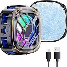 Cubonic X76 Magnetic Mobile Cooler, Wired Semiconductor Technology compatible with iPhone12/13/14/15, iPad & Android Instant Gaming Fan, Mobile Radiator Cooling Fan (Black)-picture-15