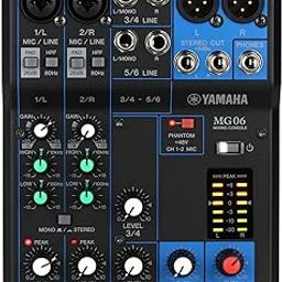 Yamaha MG06 6-Input Compact Stereo Mixer-25