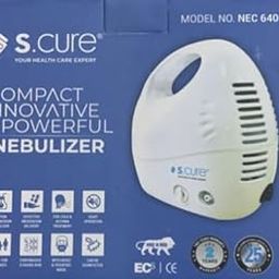 S. cure Compact Innovative Powerful Nebulizer (NEC 640) 1 year Warranty-17
