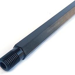 GEARHOOK® 02-200 Core Cutter Drill Bit 12 Inch Long Extension Rod Adapter 1-1/4" UNC For Drilling Rig (12 Inch Length)-0