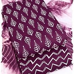 Women's Red Cotton Blend Unstitched Printed Chudithar Material Cotton Blend |Cotton Dress|Dress Material For Women-picture-47