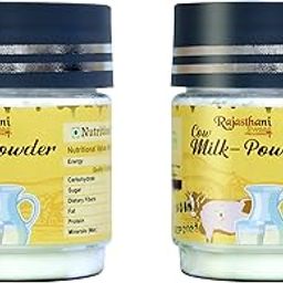 Rajasthani Swaad Fresh Cow Milk Powder | Multipurpose Use For Tea/Coffee | Freeze Dried A2 Cow Milk Powder | Substitute For Liquid Milk | 2 Jars Of 150 Each-31