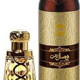 Ajmal Khallab EDP Woody Oudh Perfume 50ml for Unisex and Sacrifice II for Him Deodorant Fruity Aromatic Fragrance 200ml for Men-image-65