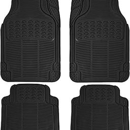 Goodpecker Mats Anti-Skid Rubber Car Floor Mat for All Cars Universal Size All-Weather Protection Heavy Duty Car Foot Mats with Anti Tear Technology Automotive Floor Mats, Set of 4 Pieces, Black-image-28