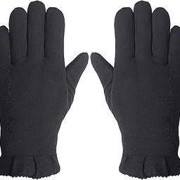 Warm Winter Gloves For Girls & Women, with faux fur inside for cold weather, Touchscreen enabled-image-91