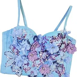 snappsy Push up Club Party Corset Top for Dressing up Themed Party Stage Performance 36 80B-picture-31