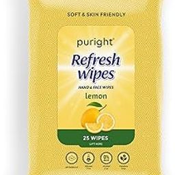 Puright Refreshing Wipes Your Solution for Instant Refreshment and Cleanliness (Lemon, PACK OF 4)-image-98