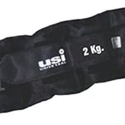 USI UNIVERSAL THE UNBEATABLE Ankle Weight, Black Ankle Weight For Men & Women, 736TL Thumb Lock Wrist & Ankle Weights To Build Strength & Burn Fat, Soft Neoprene, Hook & Loop Closure (500g Pair)-image-0