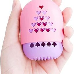 MAYCREATE® Beauty Blender Sponge Silicone Storage Case, Makeup Sponge Rack Portable Travel Case-10