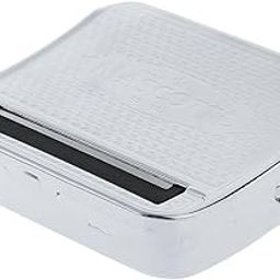 ZVR Imported Stainless Steel Rectangular Manual Operation Cigarette Tobacco Roller Machine Box Case, (Standard, Multicolour)-image-27