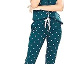 pastel clip Women Cotton Relaxed Pajama Set-picture-5