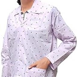 Women's/Girl's Cotton Floral Printed Summer Coat | Helps to Protect From Sunrays, Dust Pollution, Sunburn, Tanning of Skin | Ideal for Driving, Hot Summers, Traveling-image-44