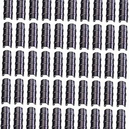 UJEAVETTE 50Pcs Greenhouse Film Clamps Lightweight Reusable Tube Clip for Yard Outdoor Diameter 20-image-34