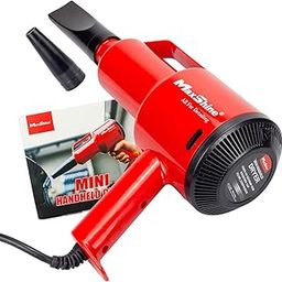 Maxshine Mini Handheld Car Dryer Air Blower with 2 Focused Nozzles, 1.5HP Motor, Power Cord 20FT, Volume 22000FPM, 1200W (1Year) Compact & Powerful- Automotive, Home-image-64