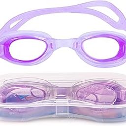 Zest 4 Toyz Swimming Goggles for Kids with UV and Anti-Fog Protection| Adjustable Strap Swimming Goggles with Ear plugs & Protection Case | Swimming Pool Accessories- Purple-image-10