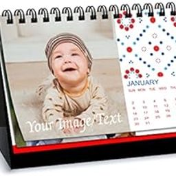 Customized Table/Desk Calendar with Personalised/Customized Photographs/Message/Quote for Personal/Corporate Gift CAN Start from Any Month of Year (007) (1 Calendar)-29