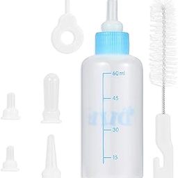 Pets Empire Dog Puppy Cat Kitten Pet Feeding Nursing Bottle Nipple Brush Kit (60 ml)-14