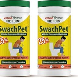 Swachpet Natural Laxative Granules | Fast Relief from Constipation, Acidity & Stomach Ulcer | Probiotic Herbal Formula for Gut Health & Digestive Support | Detox, Smooth Bowel Movement & Ayurvedic Stool Softener | No Added Sugar, Non-Habit Forming & Safe for Kidney, Liver & Diabetics | Ayush Approved | 150g (Pack of 2)-image-29