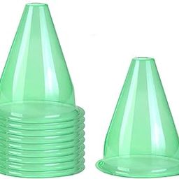 UJEAVETTE 10 Pieces Garden Cloches for Plants Gardening Tools Reusable Plant Protectors 24cmx20cm Green-image-99