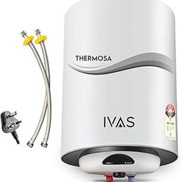 IVAS Thermosa 25 L Storage Water Heater, BEE 5 Star, ISI, 2000 W Heating Element, Rust & Shock Proof Metal Body, 5 Year Warranty on SS Tank, Indicator Lights, Free Installation & Connection Pipes-image-16
