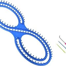 MERISHOPP®8 Shape Knitting Loom Kit Weaving Tool for Beginner Hand Making Blue|Crafts | Needlecrafts & Yarn | Crocheting & Knitting | Knitting Boards & Looms-image-25
