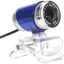 SIK USB 2.0 0.3 Million Pixels Camera Web Cam with MIC Clip-on 360 Degree for Desktop Skype Computer PC Laptop Blue-image-99