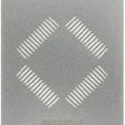 Proto-Advantage PA0230-S TQFP-56 (0.65 mm Pitch, 10 x 10 mm Body) Stainless Steel Stencil-image-98