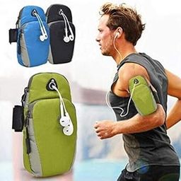 SPYKART™ Mobile Arm Band Pouch,Universal Gym Running Hiking Phone Bag Case Arm Band -Black-image-8