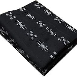 Odisha Handloom Sambalpuri Kurti material for Womens/girls/gents/boys ; length 2.45m, width 1.09mtrs-image-63