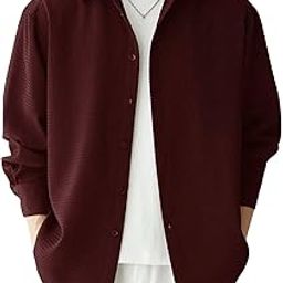 Textured Shirts for Men||Regular Fit Casual Shirt for Men||Fancy Shirt||Men Full Sleeve Shirt||Plain Shirts for Men-image-31
