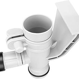 637R 12363 Pipe Holder & Air Jet Valve, Compatible with Intex C1000 Krystal Clear Replacement Air Jet Valve Inlet Air Adapter Connector, Fit for Above Ground Swimming Pool (with Black Cap)-16