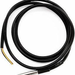 DS Robotics® DS18B20 Waterproof Digital Temperature Sensor Probe-1 Meter (100cm)-Unique 64-bit ID-Waterproof Temperature Sensor-Heat Resistant Thermal Cable-Black-6