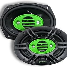 ZQ-6901SPK Oval 3 Way High Performance Coaxial Car Speaker with Inbuilt PEI Car Tweeter and HOP Woofer 6X9 Inch 800W Pair (Black)-image-41