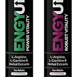 ENGYUP Vitality Combo Pack for Man & Woman | Strength & Stamina | Herbs Ingredient, Arginine, Carnitine | 15 + 15 Effervescent Tablets-image-20