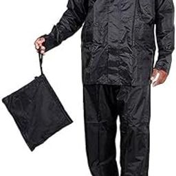 Boy's Black Solid Rainsuit|Raincoat|Barsaati|Overcoat with top, Bottom, Cap and Cover (Black) (Pack of 1) (Multisize)-picture-23