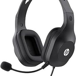 HP H120 Stereo USB On Ear Headset, Plug-and-Play USB-A, Built-in Noise-Canceling Mic, Adjustable Head Strap, Padded Ear Cushions, 360-Degree Bendable Mic, 1-Year Limited Warranty, Black, 9Z4V9Aa-24
