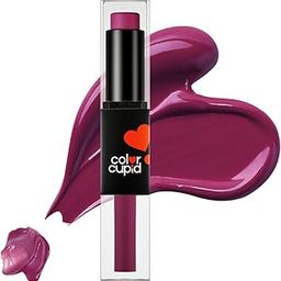 Color Cupid 2 in 1 Tinted Lip Balm + Liquid Lipstick | Intense color pay off & moisturization | Infused with Hyaluronic Acid & Jojoba Oil | Friends with Benefits | Wine & Dine-image-48