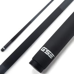 GSE Games & Sports Expert 58" 2-Piece Fiberglass Graphite Composite Billiard Pool Cue Stick(4 Colors, 18-21oz) (Black - 21oz)-picture-32