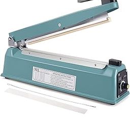 Styxon Impulse Bag Sealer, Manual Poly Bag Sealing Machine w/Adjustable Timer Electric Heat Seal Closer, 300 MM | 42 X 9.5 X 16.5 CM | 1 Free Replacement Kit - Silver-image-71