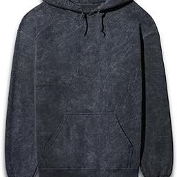 RedChain Unisex Acid-Washed Cotton Hoodie,Vintage Style, 100% Pure Cotton, 300 GSM Comfort-image-23