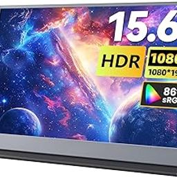 kksmart Portable Laptop Monitor, 39.6 cm (15.6 Inch) 1080p FHD, 86% sRGB, HDMI, Dual USB-C, MacBook, Xbox, PS4/5, with speakers, VESA compatible-picture-29