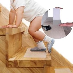 Brelvik Clear Anti Slip Tape Outdoor Waterproof, Non Slip Step Strips for Outdoors with Roller, Safety Non Skid Tape for Outdoor Steps, Anti Slip Traction Tape for Indoor Floor, Stairs (5)-14