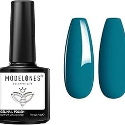 Modelones Nail Polish 7ml from BELLE GAGA UV Gelpolish Soak Off Nail Art Design Manicure at Home DIY Gifts for Women Girls UV Nail Gel Polish (1578)-image-55