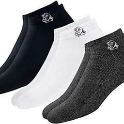 Cotton RIMBA Men & Women Solid Ankle Length Socks (Pack of 3), Assorted-14
