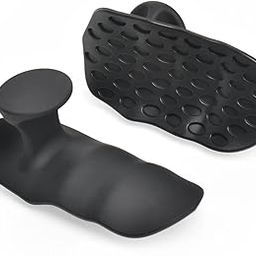 OFFHU Weight Lifting Grips for Weight Training – Non-Slip Gym Hand Grips for Workout, Workout Grips for Strength Training, Weight Grips for Women & Men (Black)-image-31