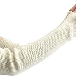 Ubervia Arm Sleeves Winter Warm Long Arm Warmers Arm Covers with Thumb Hole-image-57