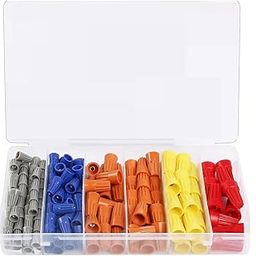 EZ LIVING wire connector 180pcs multicolor colorful wire caps Wire Connectors Electrical Wire Connectors Crimp Wire Connectors Connector Terminals-image-8