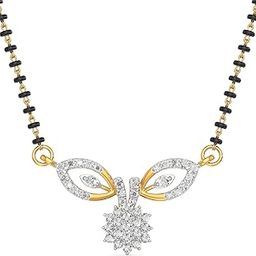 18k (750) Yellow Gold and Diamond Mangalsutra for Women-image-77