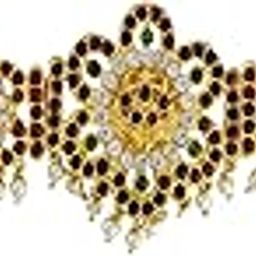 UG PRODUCTS BHARATANATYAM DANCE JEWELLERY BELT Made With Green And Red Kemp Stones for Women (640)-image-41