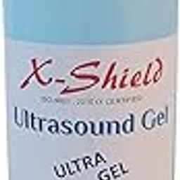 X-SHIELD Ultrasound Gel Pack of 10 Bottle with Spill-Proof Cap-32